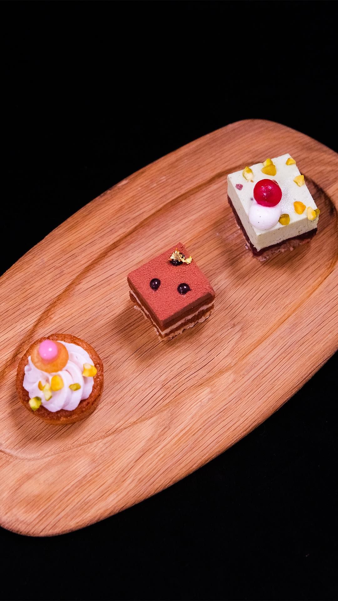 Trio de mignardises