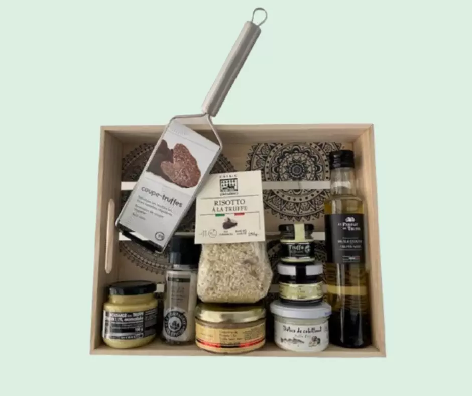 panier gourmand à la truffe