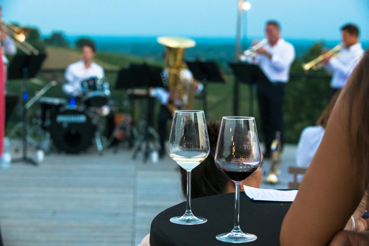 Concert sur la terrasse