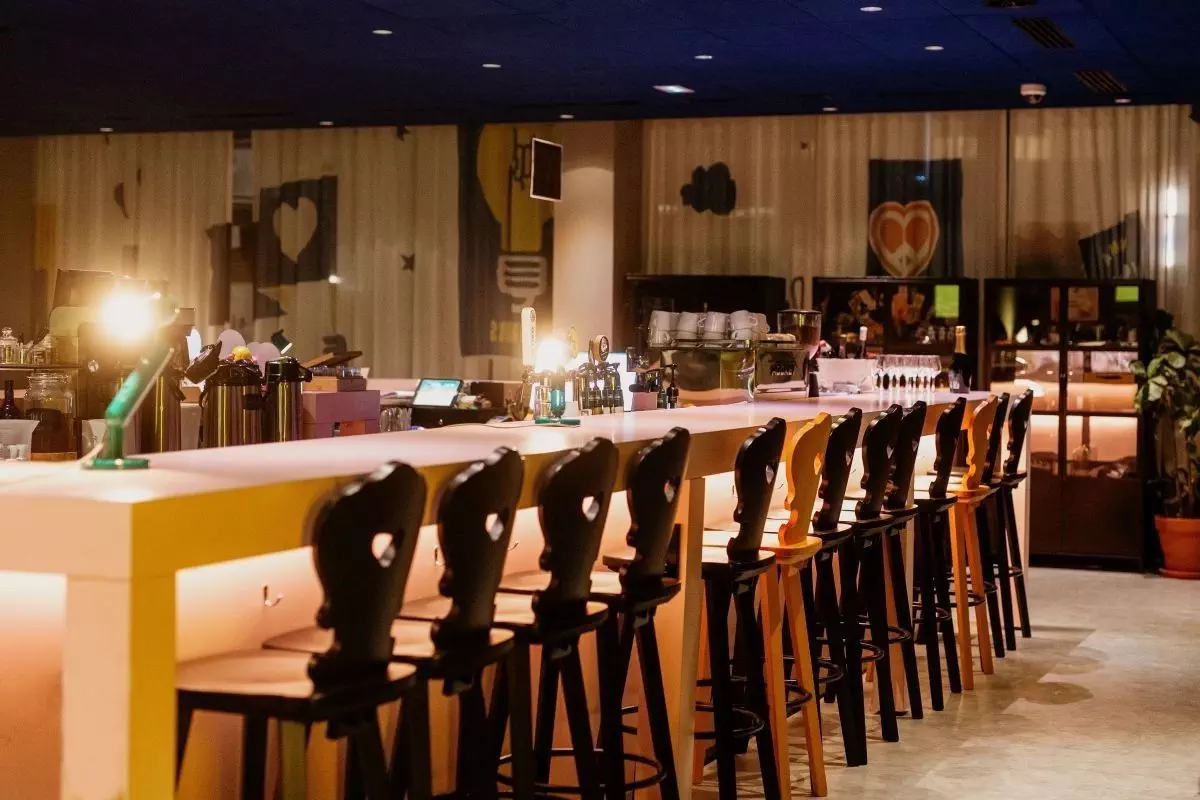 Intérieur espace bar