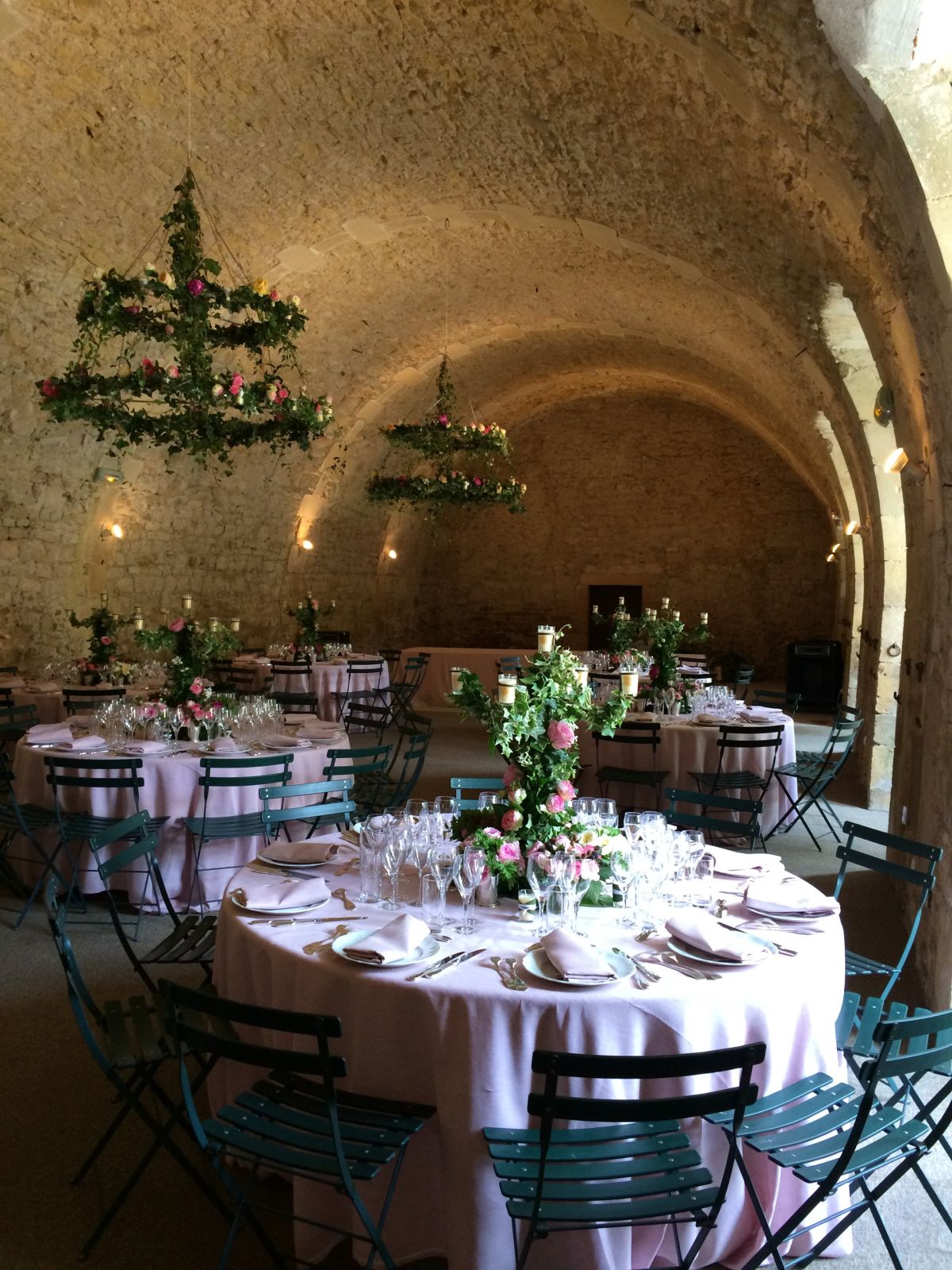 Salle de réception voûtée