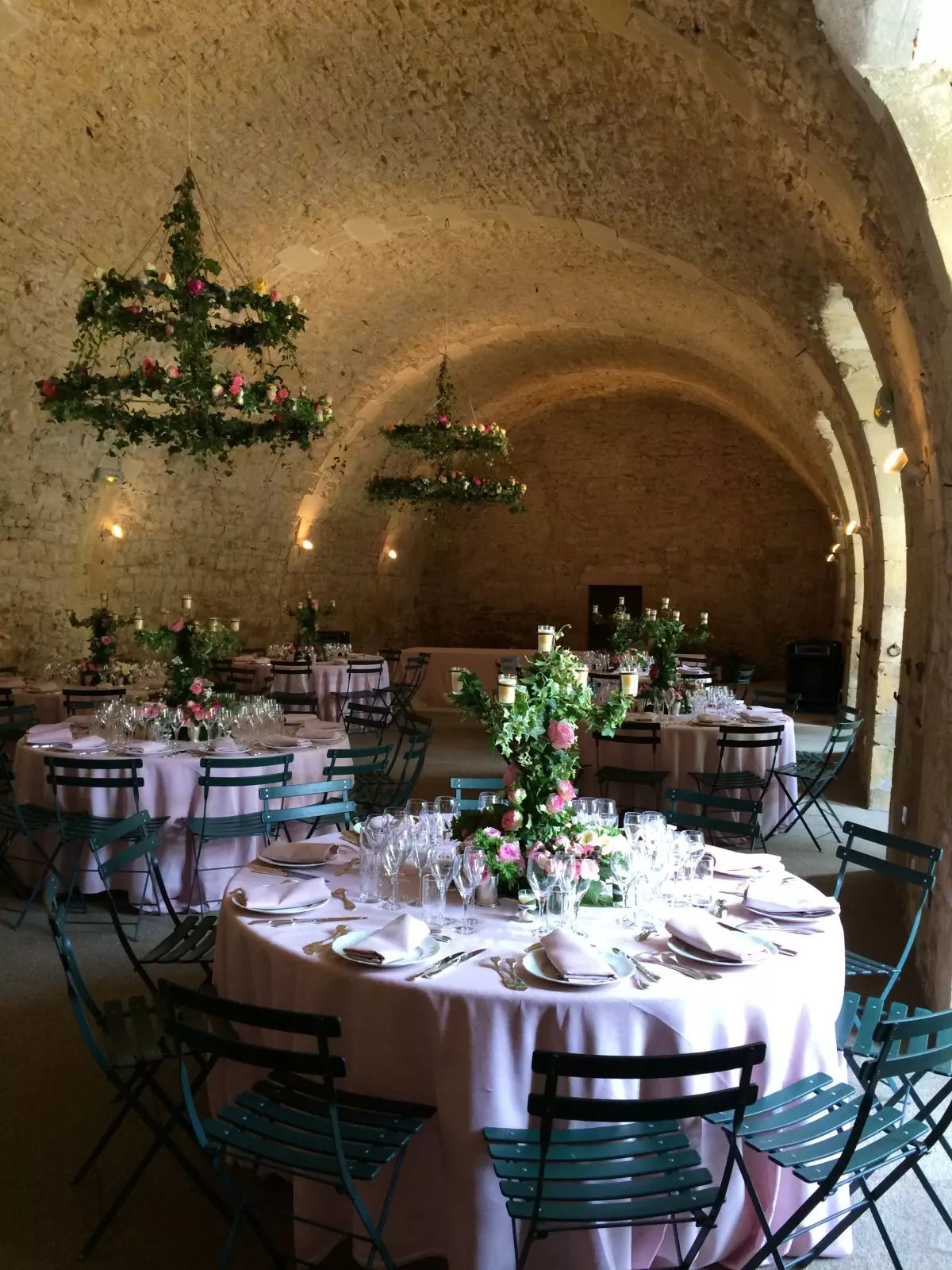 Salle de réception voûtée
