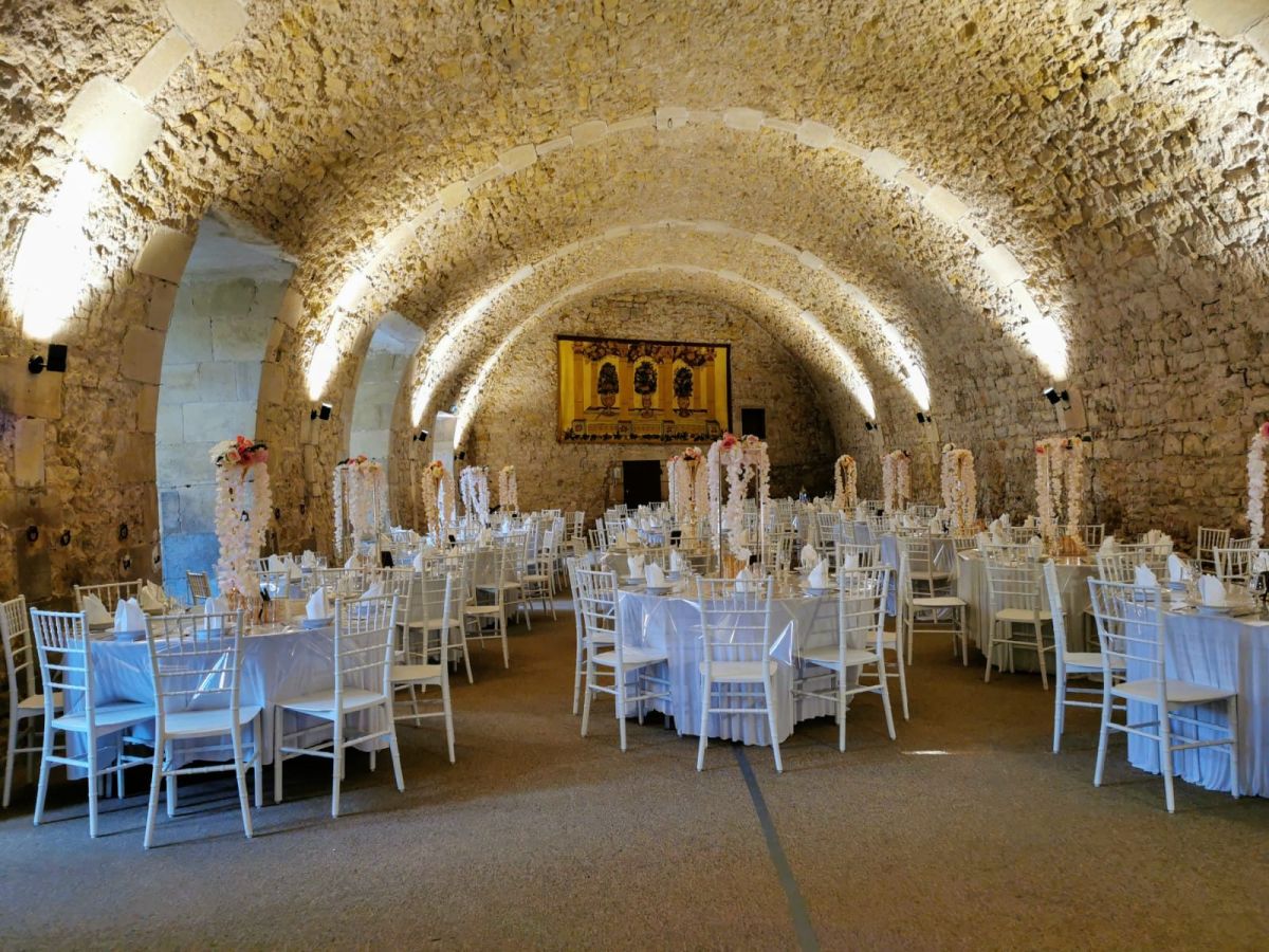 Salle de réception voûtée