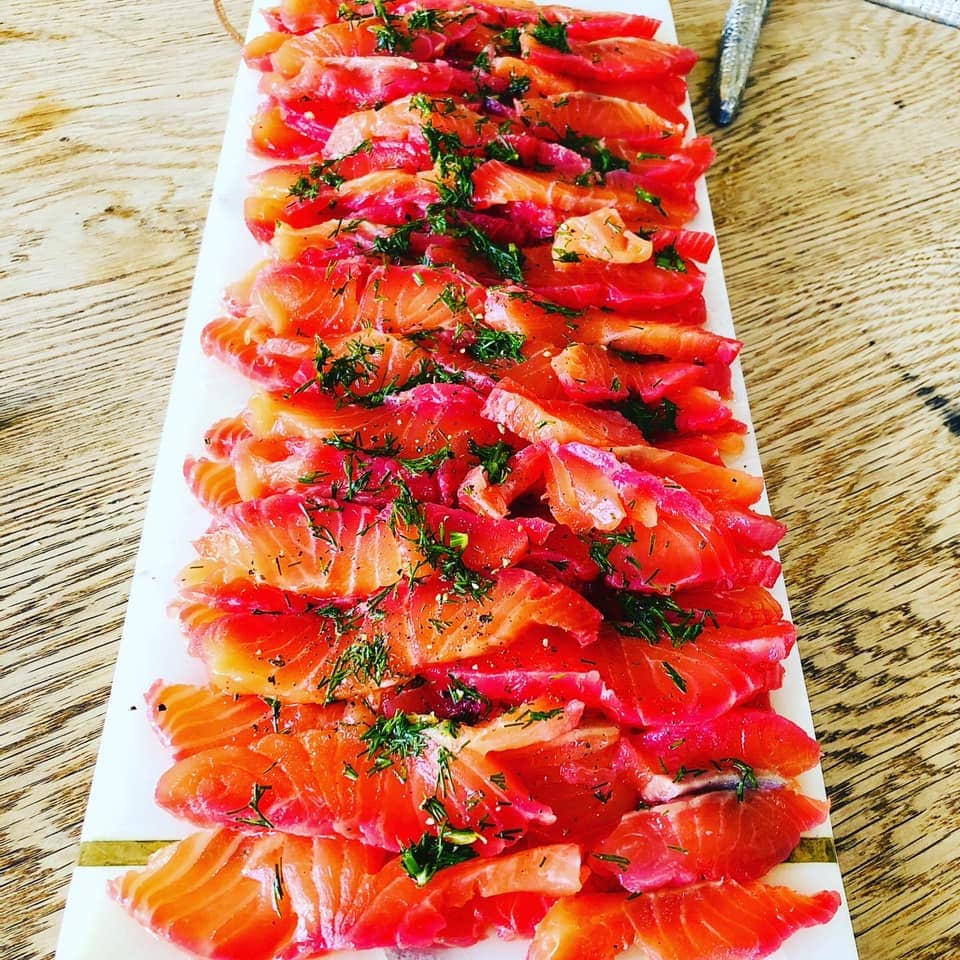 Saumon gravlax