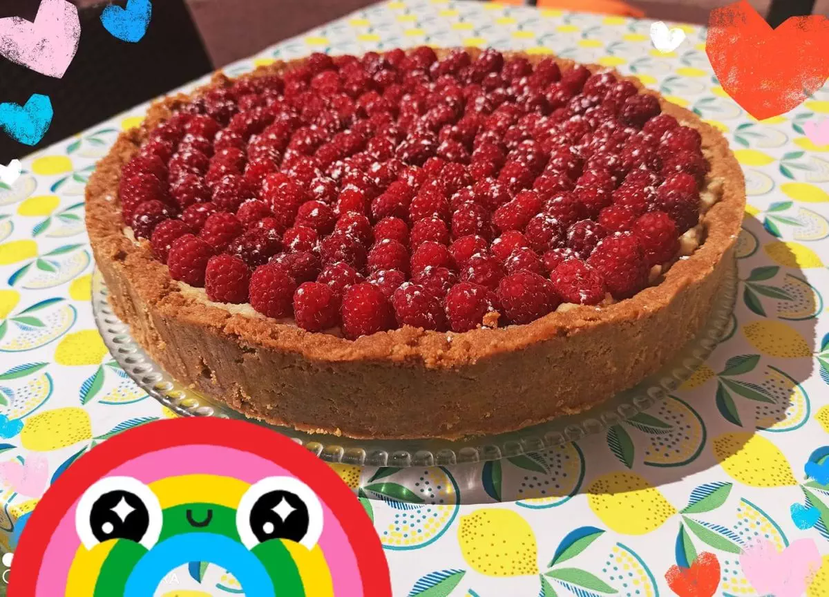 Tarte aux framboises