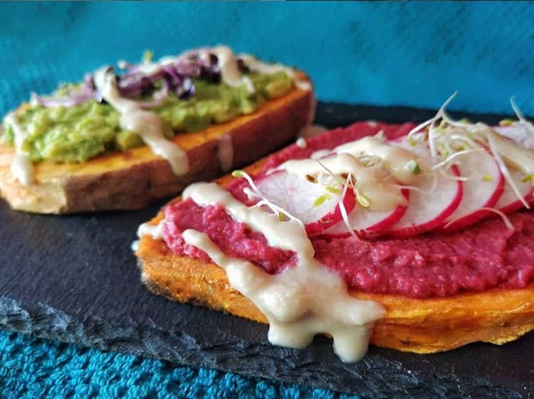 Tartine apéritive végan