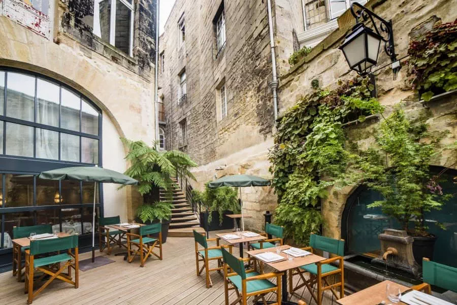Terrasse de l'hôtel