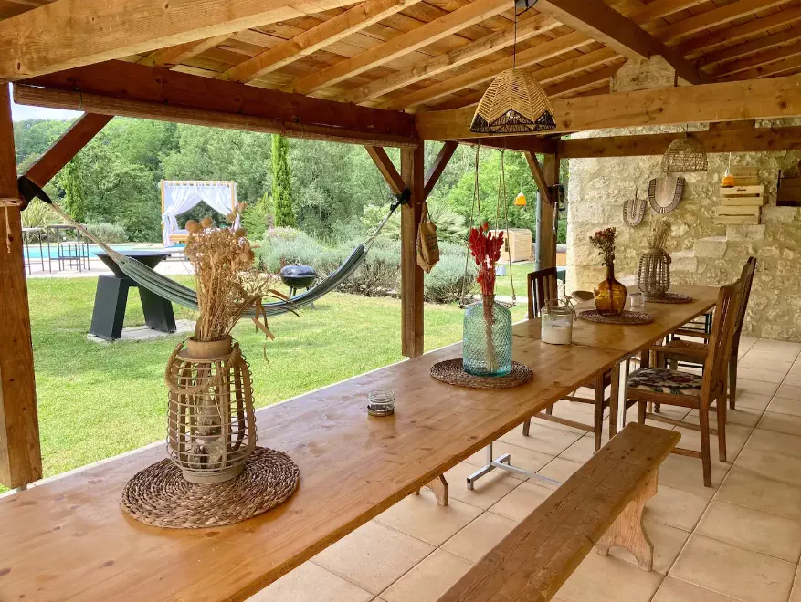 Terrasse couvert