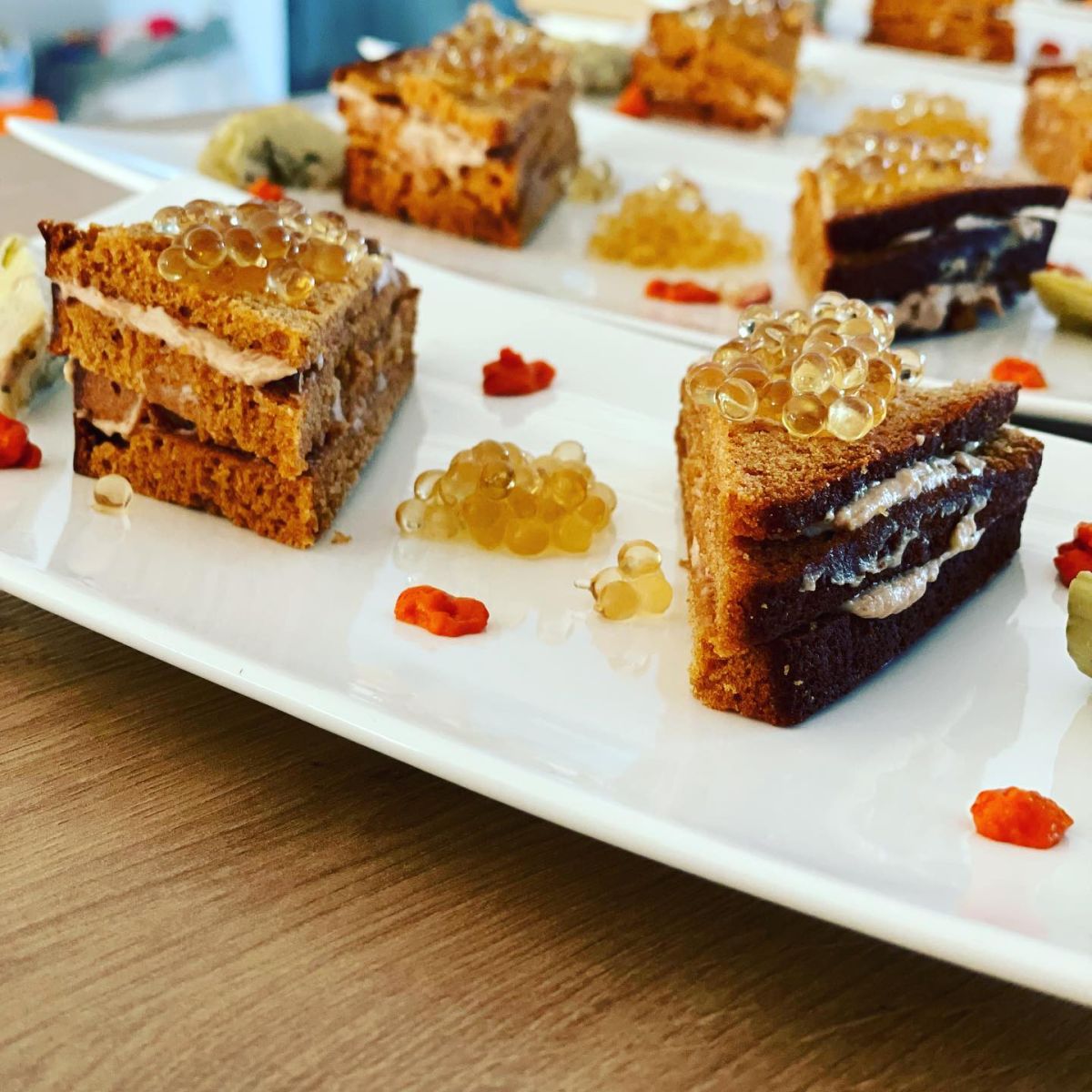 toasts de pain d'épice