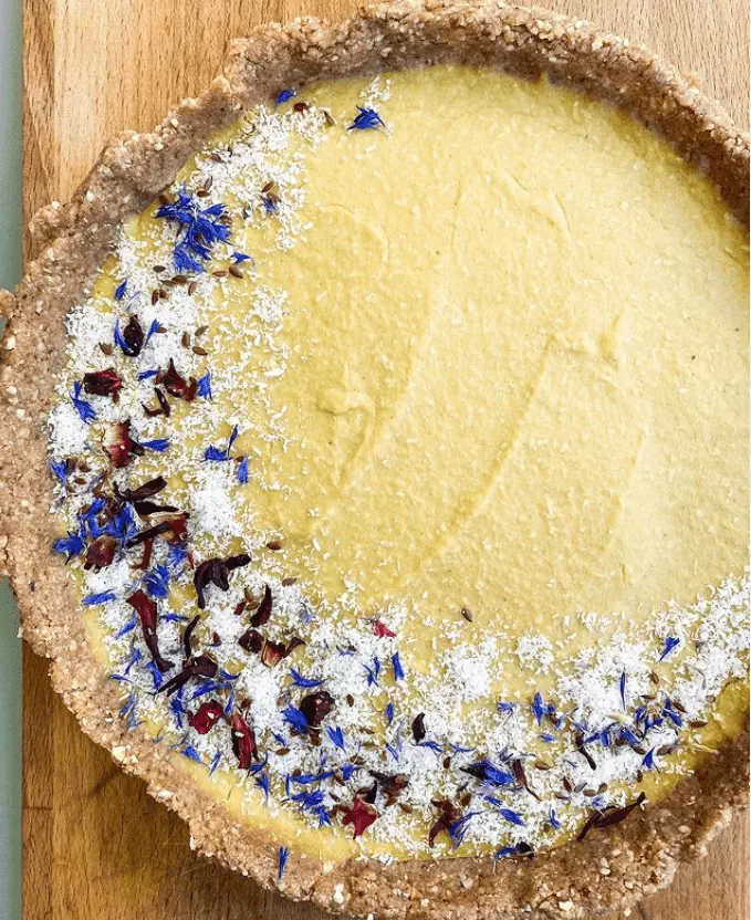 Tarte crue mangue coco