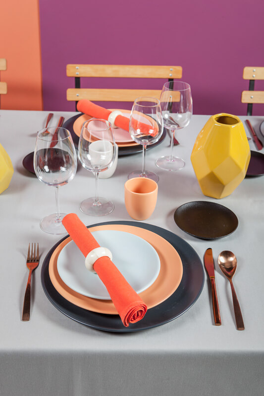 Vaisselle colorée