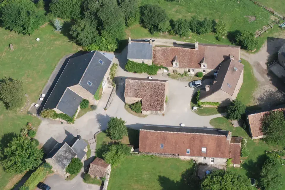 Vue aérienne du domaine