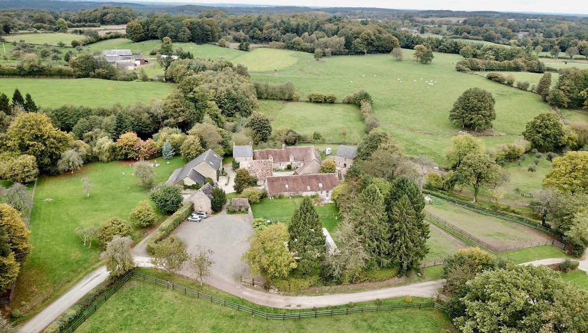 Vue aérienne du domaine